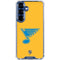 NHL St. Louis Blues Solid Background Galaxy S25 Clear Case
